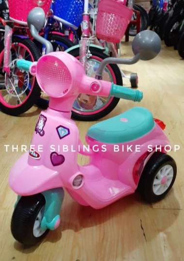 MINI BIKE VESPA ANAK SHP MB 691 KARAKTER KUDA PONI MUSIK & MELODI