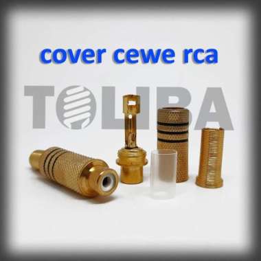 jack cover rca besi / cewe konektor Jack av / lubang Jack audio video