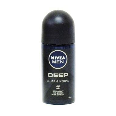 Nivea Men Ro Deep Deodorant [50 mL/ Botol] -