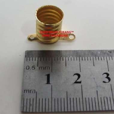 DUDUKAN FITTING BOHLAM LAMPU MINI KECIL