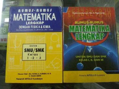 RUMUS MATEMATIKA LENGKAP SMU/SMK
