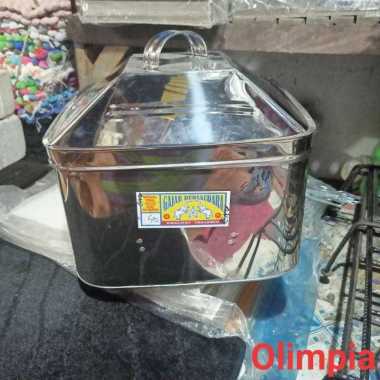 Klakat Kukusan Stainless Kotak 40x40Cm 2Sarangan