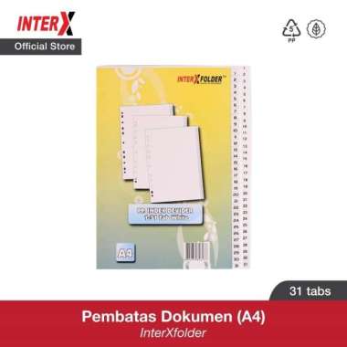 INDEX DIVIDER INTER X DEVIDER A4 / 1-31