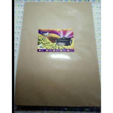 label coklat kraft / samson A4 ( gold bird)