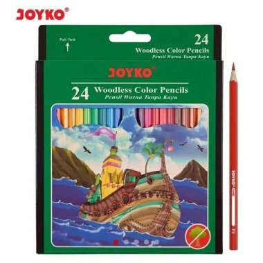 PENSIL WARNA PANJANG 24 WARNA JOYKO CP-104 JOYKO