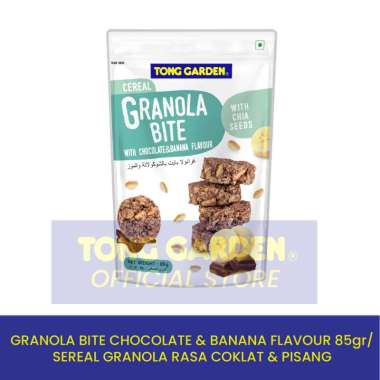 Tong Garden - Granola Bite Chocolate & Banana 85gr / Sereal Granola Rasa Coklat & Pisang