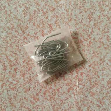Perlengkapan Gorden - Kawat - Tutup Gala Gorden - Bracket Gorden Kawat 12pcs
