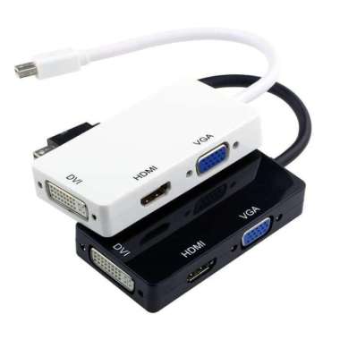 Converter Macbook Air iMac mini DP Display port to HDMI DVI VGA