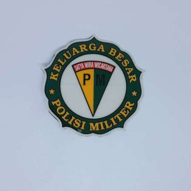Stiker Polisi Militer - Sticker Polisi Militer - Stiker PM Rengge