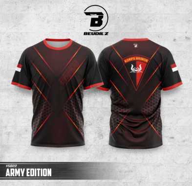 Turcoman apparel Jersey baju kaos daleman pria brimob mabes polisi polri printing L