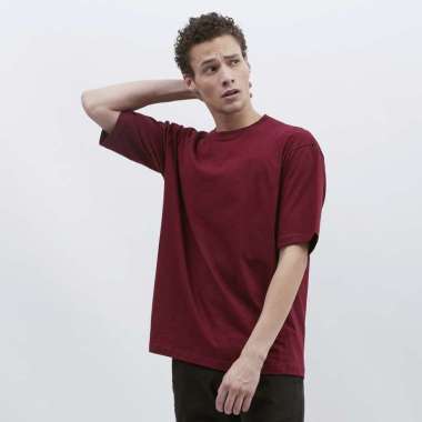 Harga Maroon Shirt Oversized Terbaru 