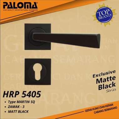 PALOMA LRP 5405 Satu Set Gagang Pintu Black Handle Pintu MATTE HITAM