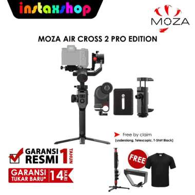 INSTAXSHOP MOZA AirCross 2 3-Axis Handheld Gimbal Stabilizer Professional Kit