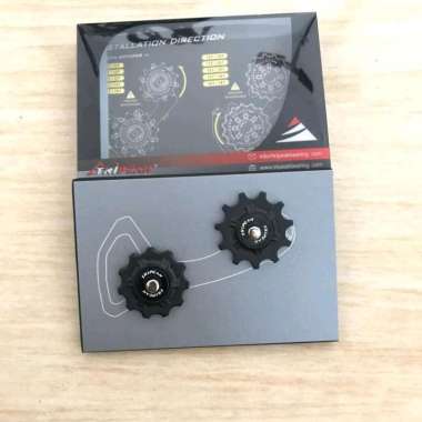 Pulley Tripeak Super Ceramic Bearing 11-11T Black Shimano Sram 11 Speed