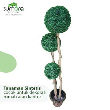 Pohon Topiari Plastik/Palsu/Sintetis