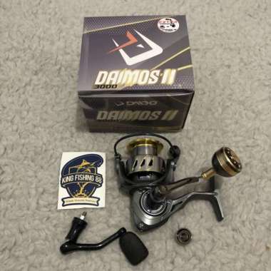 Reel Pancing DAIDO Daimos II 3000 Power Handle Bonus Handel Ril Murah ORIGINAL 100 % Multicolor