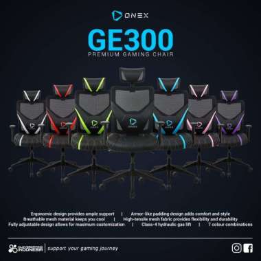 ONEX GE300 Kursi Gaming Chair Premium Quality GE 300 GE-300 Pink