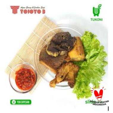 Ayam Goreng Tojoyo 3 Komplit (Paha, dada, babat, Paru)