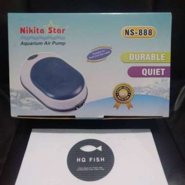 NS 888 NIKITA STAR AERATOR 2 LUBANG AIRPUMP AQUARIUM 100 % ORIGINAL Multicolor