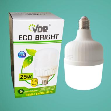 VDR Eco Bright Bohlam Lampu LED Kapsul [25 Watt] Putih