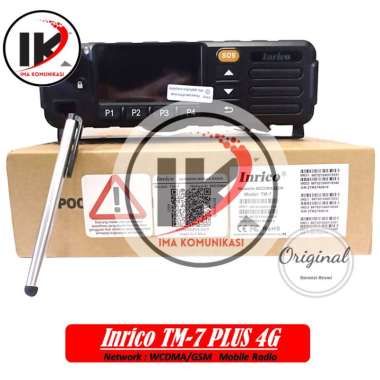 Inrico TM-7 Plus 4G Network Radio Zello Walkiefleet Android Wifi GPS