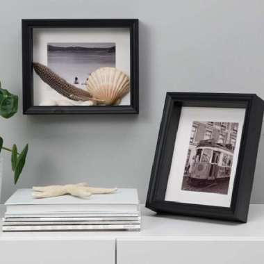 Bingkai Frame Foto Dinding/Standing VS 20x25cm (5R) Original_Hitam