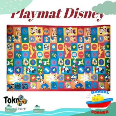 Karpet Matras Lantai Tikar Unimatic Karakter Disney Mickey Donald