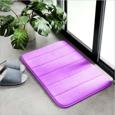 OEM ONE-C362 (80x60cm) Keset Kaki Anti Slip Bahan Memory Foam / Keset Dapur Anti Slip Menyerap Air /