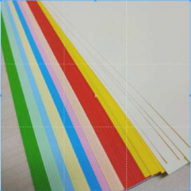 Kertas Warna Ukuran A4 80 GR Per 20 Lembar / HVS Warna 80 gsm Varian Warna YELLOW(KUNING)