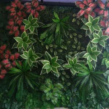 Vertical Garden Sintetis Full Motif