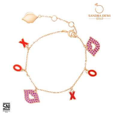 Gelang Betty Boop Sandra Dewi Gold XO-Love Series 18K BC210376