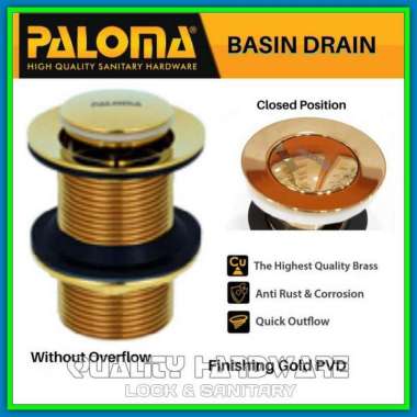 Afur Wastafel Cuci Tangan Paloma QHWTP 7311 Avur Wastafel Gold Pembuangan Wastafel Murah Berkualitas