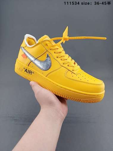 nike air force off white red