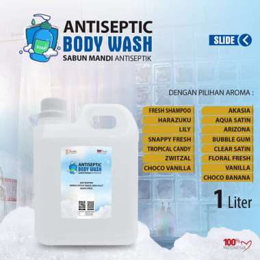 Sabun Mandi Aroma Wangi Segar / Sabun Body Wash Mandi Aroma Wangi Segar Kemasan 1 Liter Jerigen CLEA