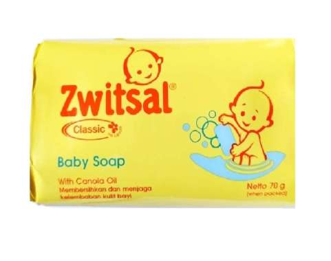 Sabun zwitsal batangan Zwitsal Sabun bayi 70gr Classic Bar Soap