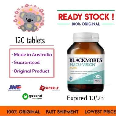 Blackmores Macu Vision Plus 120 tablet Vitamin Mata