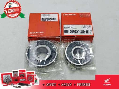 LAHER BEARING RODA DEPAN BELAKANG CB 150R CB150 R ASLI HONDA 6301 6302