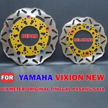 Piringan Cakram Depan Belakang Vixion New Chrome