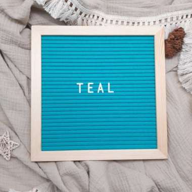 Felt Letter Board / Papan Huruf Nama Bayi / Perlengkapan Foto Multicolor