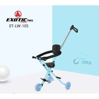[TERMURAH BAMS ✨] STROLLER SEPEDA ANAK MIKRO TRIKE EXOTIC LW 105 LW 105 - Biru