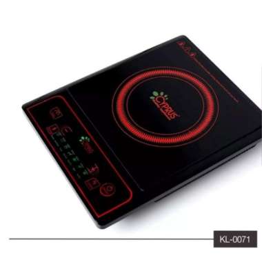 Cyprus KL-0071 Kompor Induksi 1 Zona, Layar LED, 7 Pilihan Suhu, Kaca Kristal