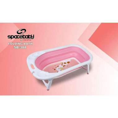 [TERMURAH BAMS✨] BAK MANDI SPACEBABY FOLDING BATH SB 388 322 BISA DILIPAT BAK MANDI BAYI LIPAT SPACE