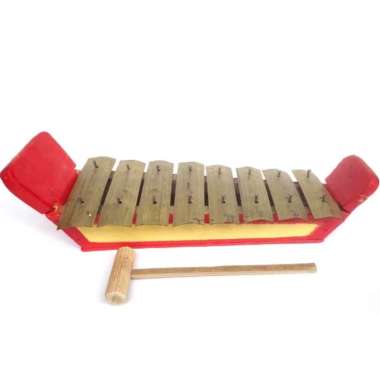 Mainan Tradisional Gamelan Mini Bilah 8 - Dipukul Berbunyi untuk anak