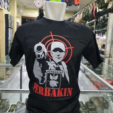 Kaos katun Perbakin |Kaos katun senjata| kaos katun senjata| Kaos pria bahan katun sablon