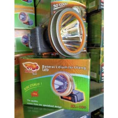 Senter Kepala DONY KL-180 Cahaya Kuning 15 Watt - Cahaya Putih ORIGINAL 100 % Multicolor