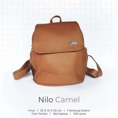 TAS RANSEL K NILO VARIAN CARAMEL RUMAH WARNA