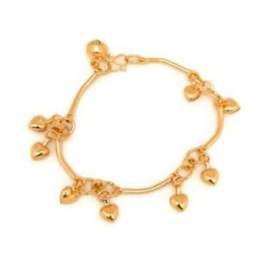 1901 jewelry Gelang Love Lapis Emas Gold