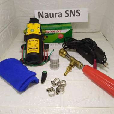 ALAT CUCI STEAM STIM MOTOR MOBIL AC MEAIN POMPA AIR DC TANPA SELANG