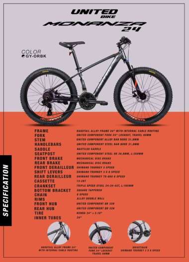 Sepeda Gunung United - Harga \u0026 Koleksi 