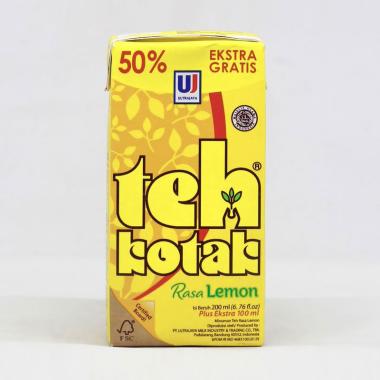 ULTRAJAYA TEH KOTAK LEMON 200 ML